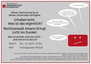 Gastvortrag  Amann 25.4. ThULB